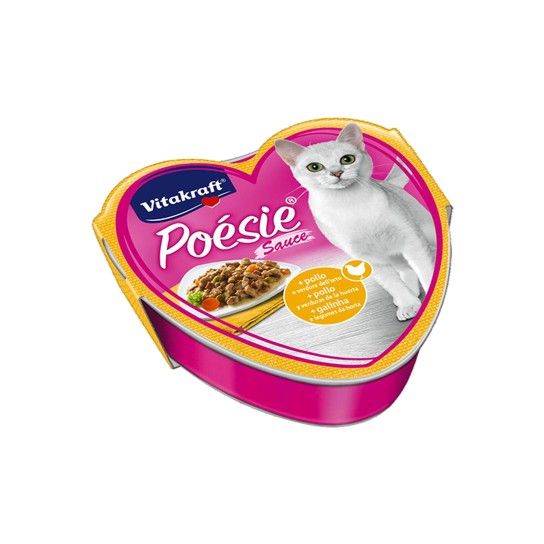 ALIMENTO GATO POESIE PEDACOS FRANGO E LEGUMES 85GR