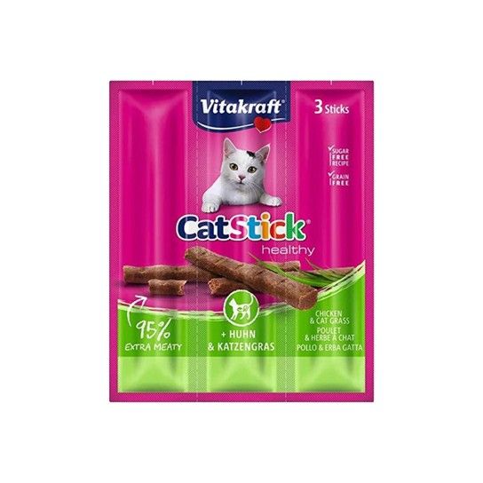 SNACK CAT-STICK FRANGO E ERVA 18GR
