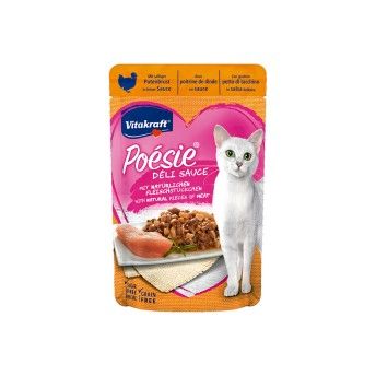 ALIMENTO GATO POESIE DELISAUC PEITO PERU 85GR