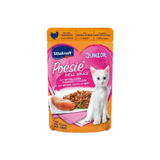 ALIMENTO GATO POESIE DELISAUC JUNIOR FRANGO 85GR