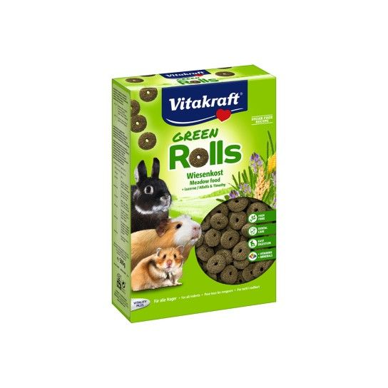 SNACK GREEN ROLLS ROEDORES 300GR
