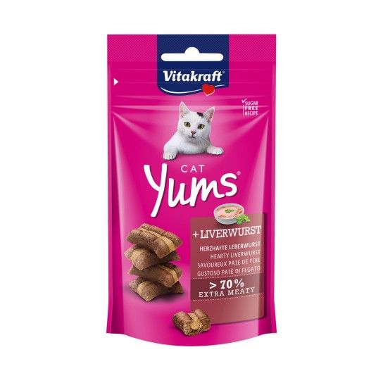 SNACK CAT YUMS SALSICHA FIGADO