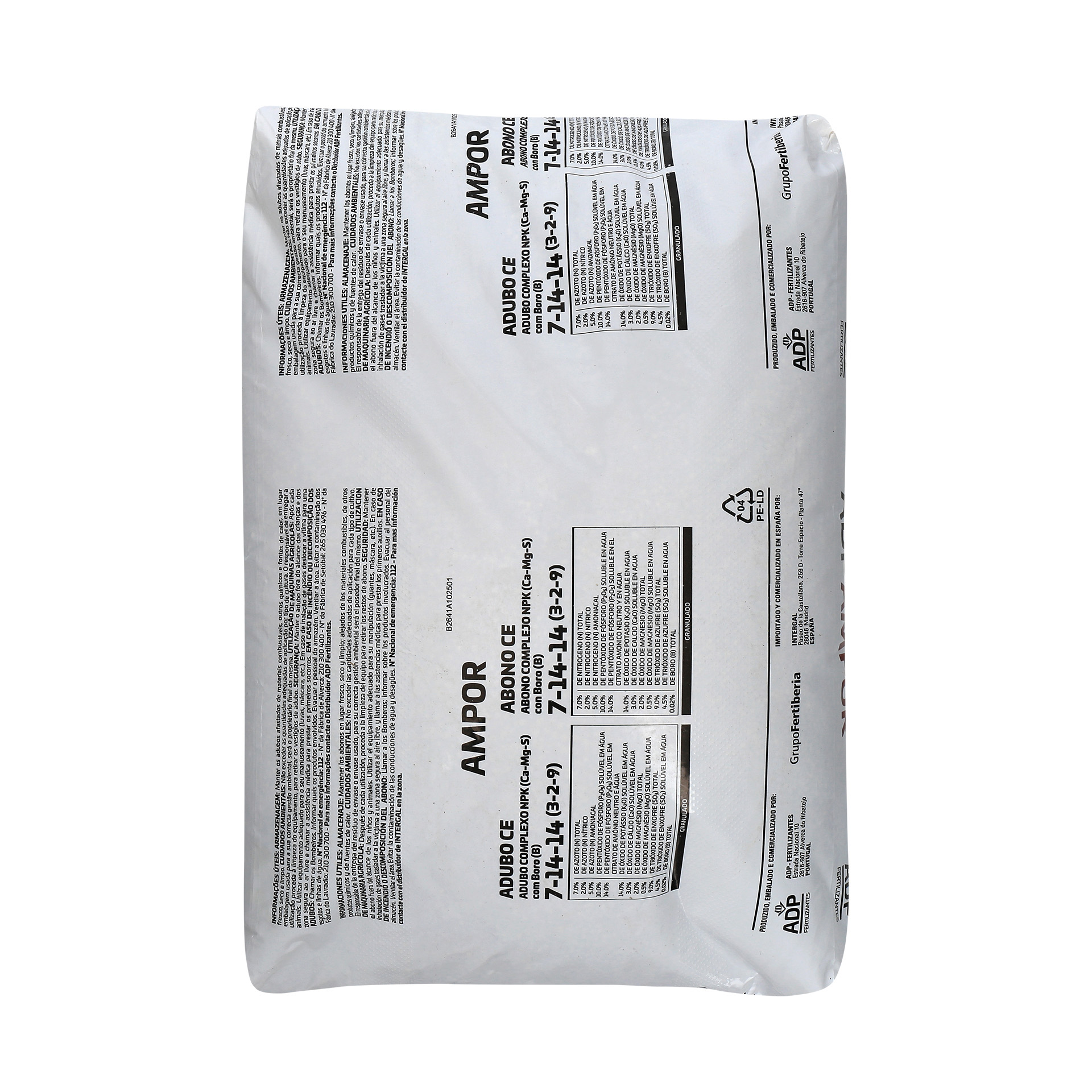 FOSKAMÓNIO 122 AMPOR B+MG 25KG FOSKAMÓNIO 122 AMPOR B+MG 25KG