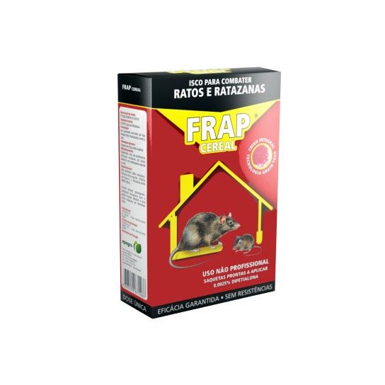 RATICIDA FRAP DIFETIALONA CEREAL 25PPM 150GR RATICIDA FRAP DIFETIALONA CEREAL 25PPM 150GR
