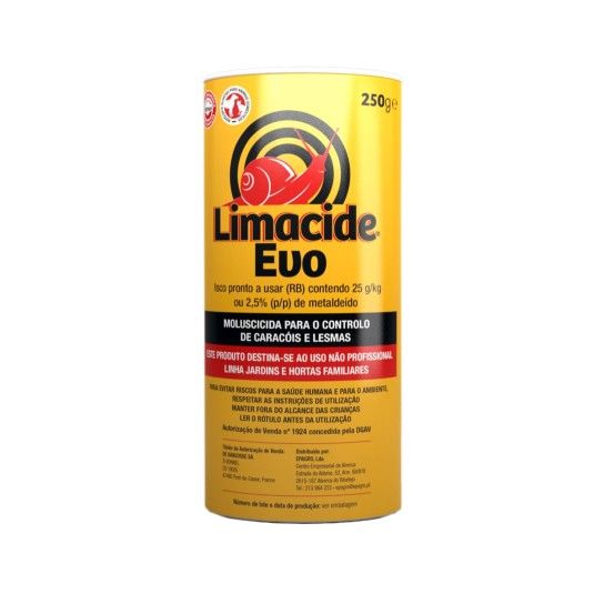 MOLUSCICIDA LIMACIDE EVO 250GR MOLUSCICIDA LIMACIDE EVO 250GR
