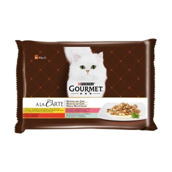 ALIMENTO GATO GOURMET PERLE GIG FRANGO 4X85GR