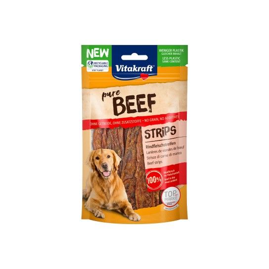 SNACK PURE VITA BEEF STRIP 80G
