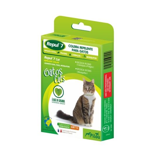 PILOU COLEIRA NAT GATO 35CM