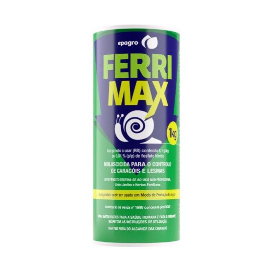MOLUSCICIDA FERRIMAX 1KG MOLUSCICIDA FERRIMAX 1KG