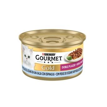 ALIMENTO GATO GOURMET GOLD DUO PEIXE OCEAN 85GR