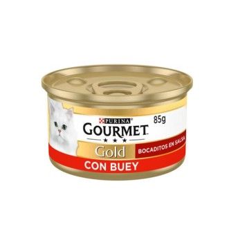 ALIMENTO GATO GOURMET GOLD DELICE VACA 85GR