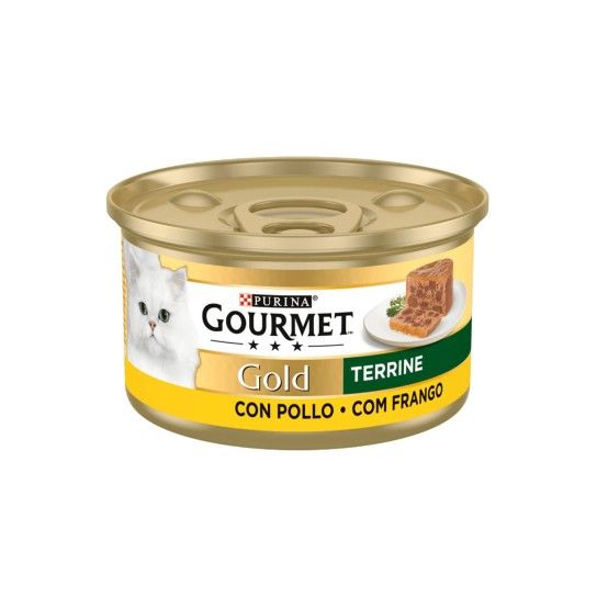 ALIMENTO GATO GOURMET GOLD FRANGO CAMPO 85GR