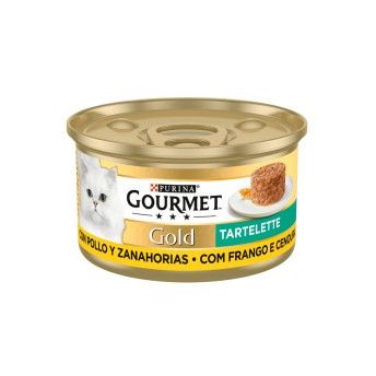 ALIMENTO GATO GOURMET GOLD FRANGO E CENOURA 85GR