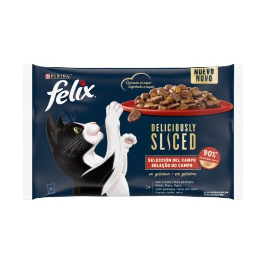 FELIX DELICIOUSLY CAMPO 4 X 80GR