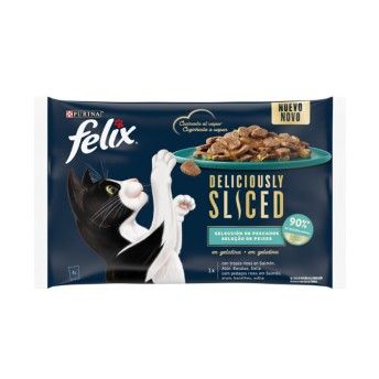 FELIX DELICIOUSLY PEIXES 4 X 80GR