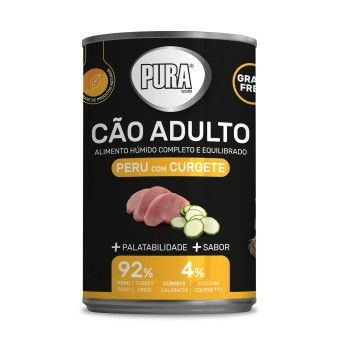 ALIMENTO H�MIDO C�O PER� & CURGETE  400G