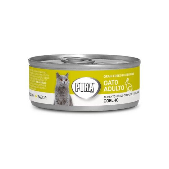 ALIMENTO H�MIDO GATO COELHO 85GR