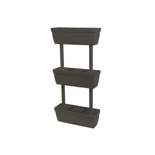 CONJUNTO FLOREIRAS VERTICAIS ANTRACITE 3UN CONJUNTO FLOREIRAS VERTICAIS ANTRACITE 3UN