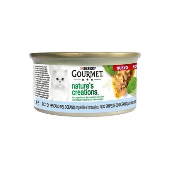 ALIMENTO GATO GOURMET CREATIONS PEIXE ESP 85GR ALIMENTO GATO GOURMET CREATIONS PEIXE ESP 85GR