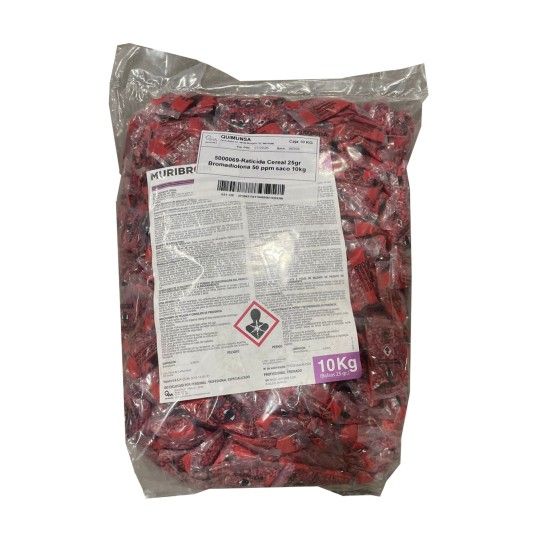 RATICIDA MURIBROM CEREAL BROMAD 50PPM 10KG