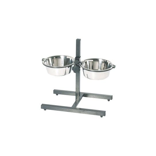 COMEDOURO INOX DUPLO AJUSTÁVEL 2X750ML COMEDOURO INOX DUPLO AJUSTÁVEL 2X750ML