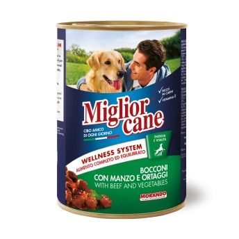 MIGLIOR C�O HUM PEDA�OS VACA E VEGETAIS 405G