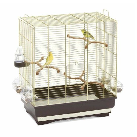 GAIOLA CARLOTTA DOURADA 51X31,5X57CM