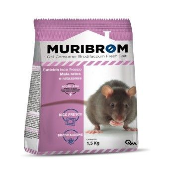 RATICIDA MURIBROM ISCO FRESCO BRODIF 25PPM 1,5KG