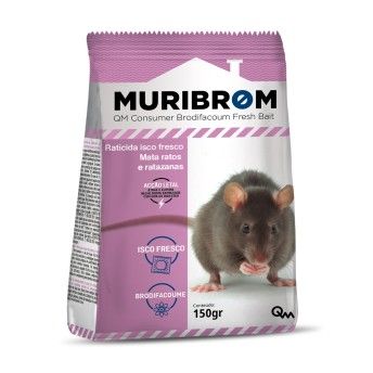 RATICIDA MURIBROM ISCO FRESCO BRODIF 25PPM 150GR