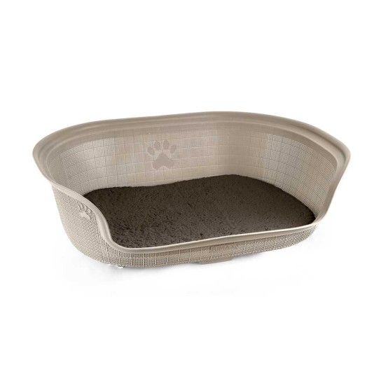 CAMA P/CAO OVAL TAUPE CAMA P/CAO OVAL TAUPE