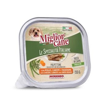 MIGLIOR SPECIAL C�O HUM PAT� FRANGO/CENOURA/ERVAS 150GR