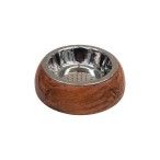 COMEDOURO WOODEN 200ML 12CM