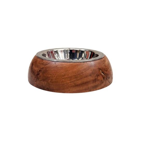 COMEDOURO WOODEN 200ML 12CM