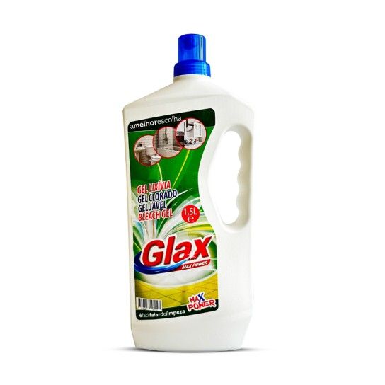 GEL LAVA TUDO GLAX LÍXIVIA 1,5LT GEL LAVA TUDO GLAX LÍXIVIA 1,5LT