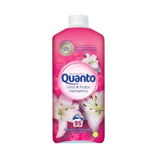 AMACIADOR ROUPA QUANTO LIRIO FRUTOS VERMELHOS 95DS