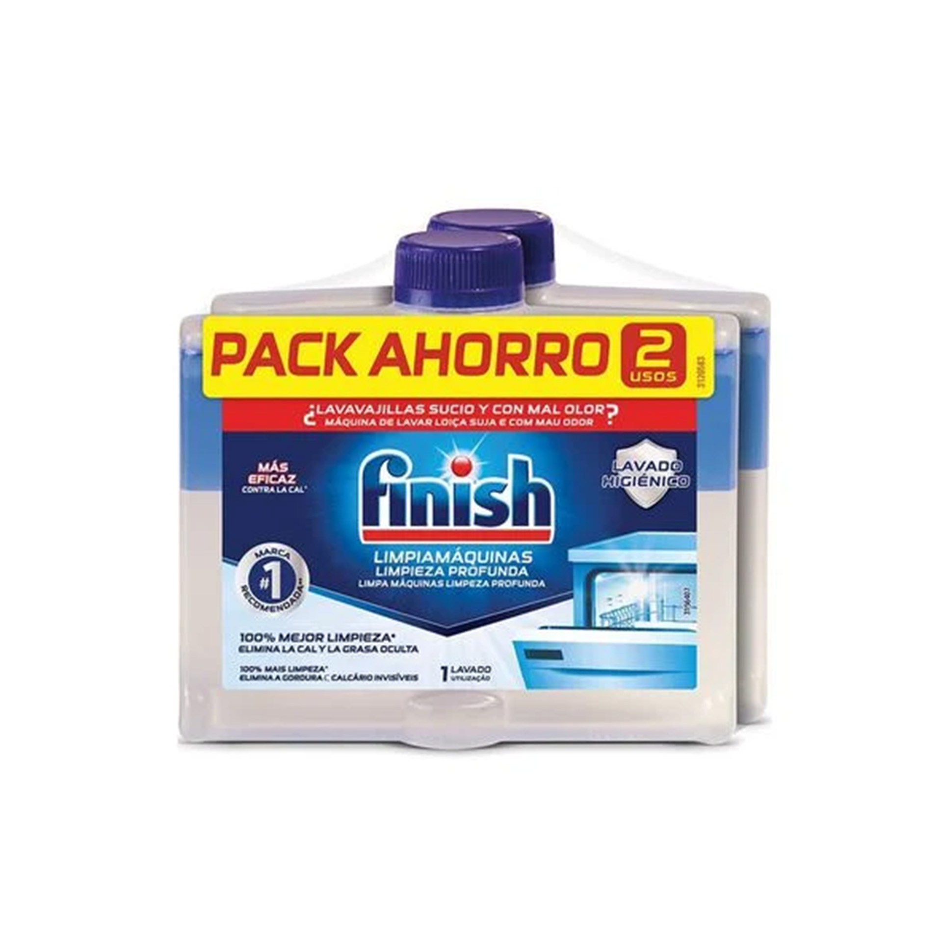 LIMPA MÁQUINAS LOIÇA FINISH 2X250ML LIMPA MÁQUINAS LOIÇA FINISH 2X250ML