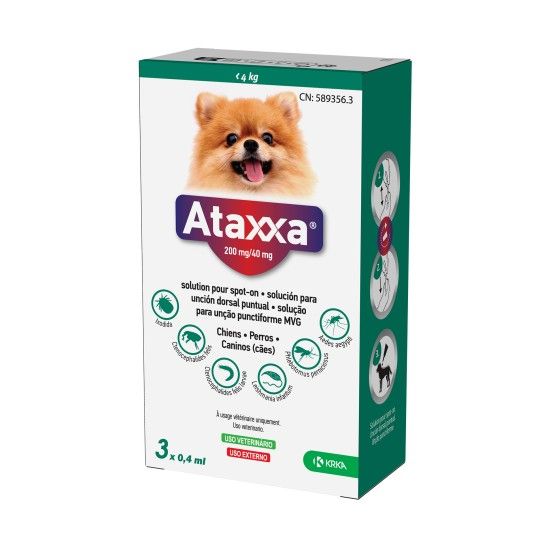 ATAXXA CAO -4KG 3PIP