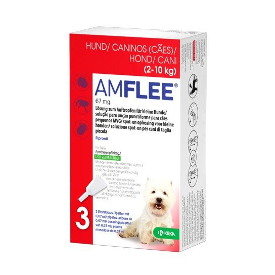 AMFLEE SPOT ON CAO 67MG 3 PIPETAS