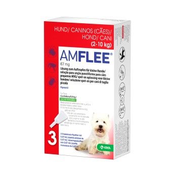 AMFLEE SPOT ON CAO 67MG 3 PIPETAS