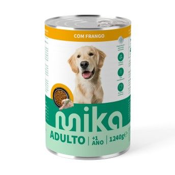 ALIMENTO HÚMIDO CÃO MIKA FRANGO MOLHO 1240GR ALIMENTO HÚMIDO CÃO MIKA FRANGO MOLHO 1240GR