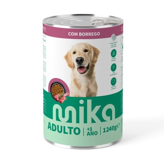 ALIMENTO H�MIDO C�O MIKA BORREGO MOLHO 1240GR