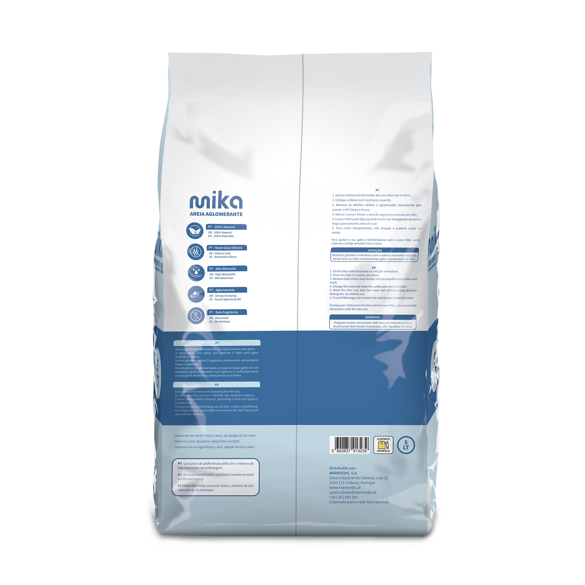 MIKA BENTONITE NATURAL 5LT MIKA BENTONITE NATURAL 5LT