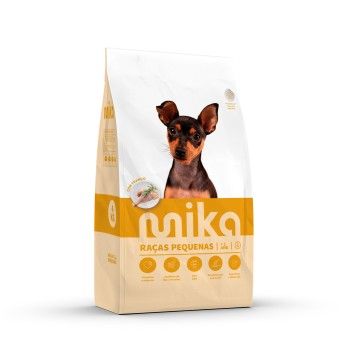 ALIMENTO SECO C�O RA�AS PEQUENAS MIKA 4KG