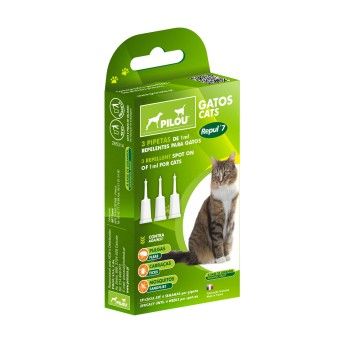 PILOU PIPETA NATURAL GATO 3X1ML