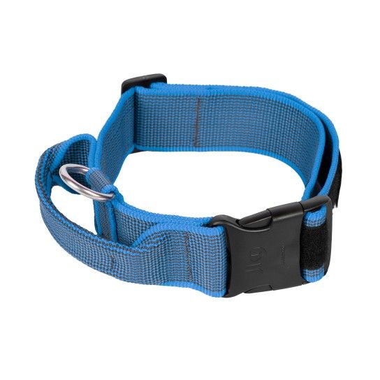 COLEIRA JULIUS 40MM AZUL S/M