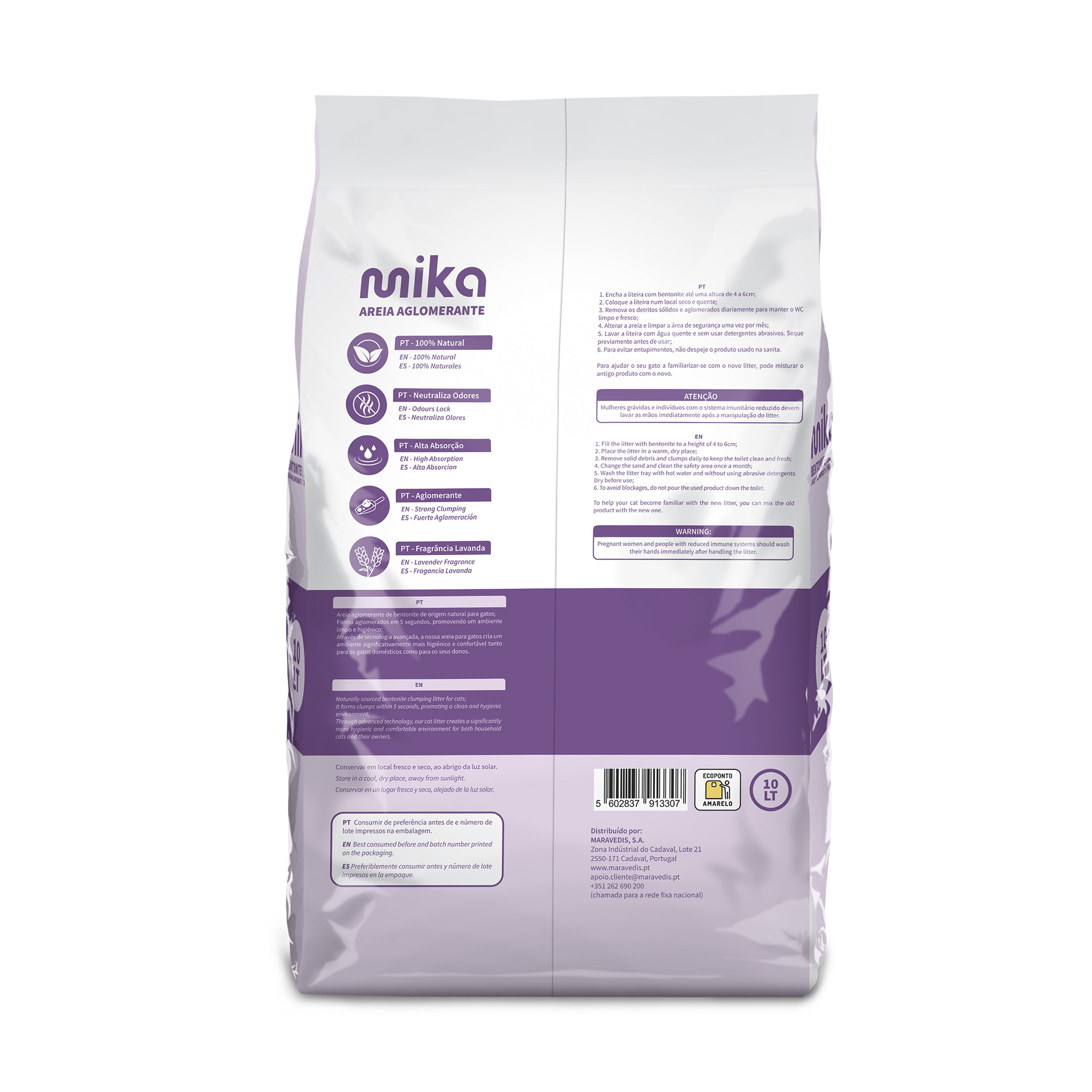 MIKA BENTONITE LAVANDA 10LT MIKA BENTONITE LAVANDA 10LT