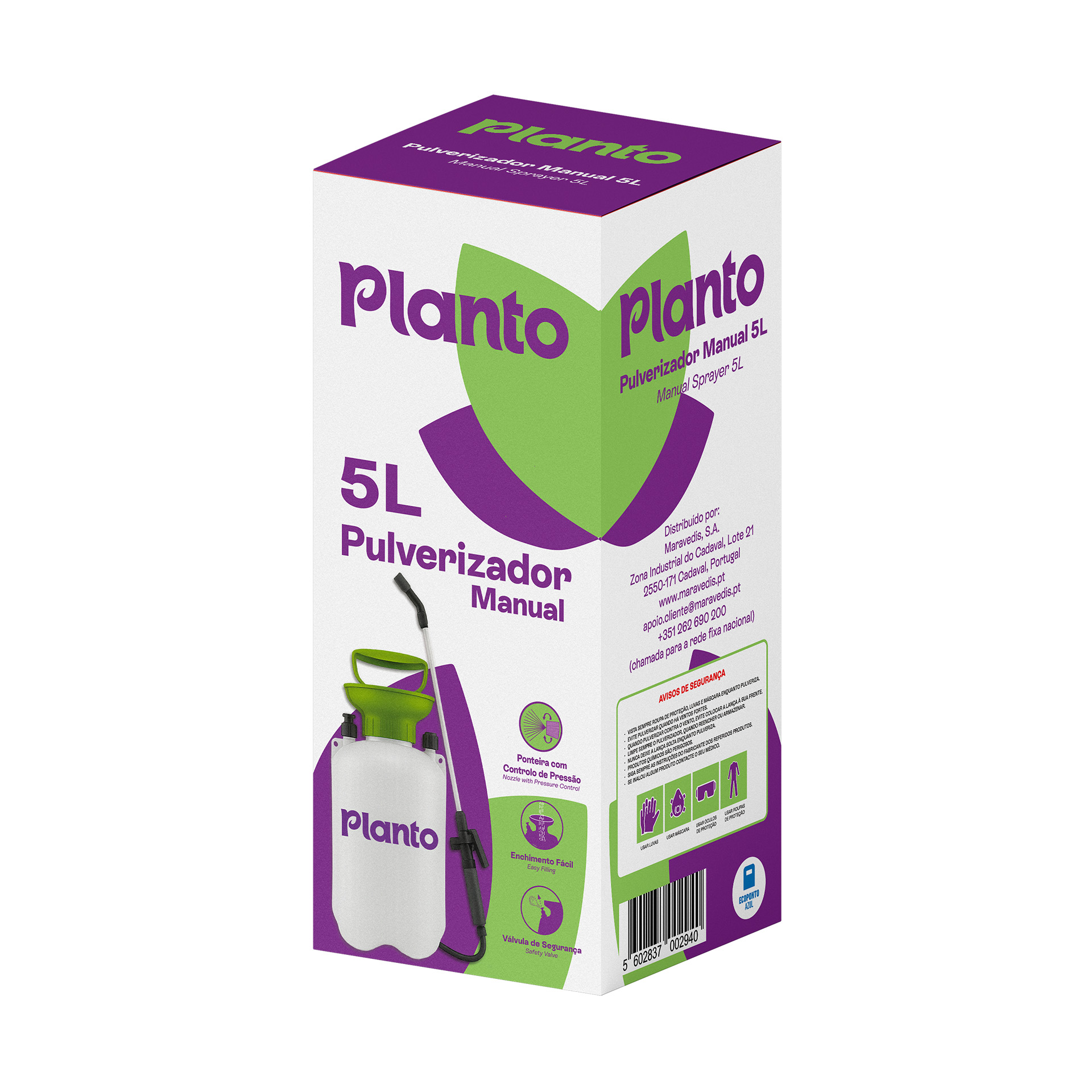 PULVERIZADOR PLANTO 5LT