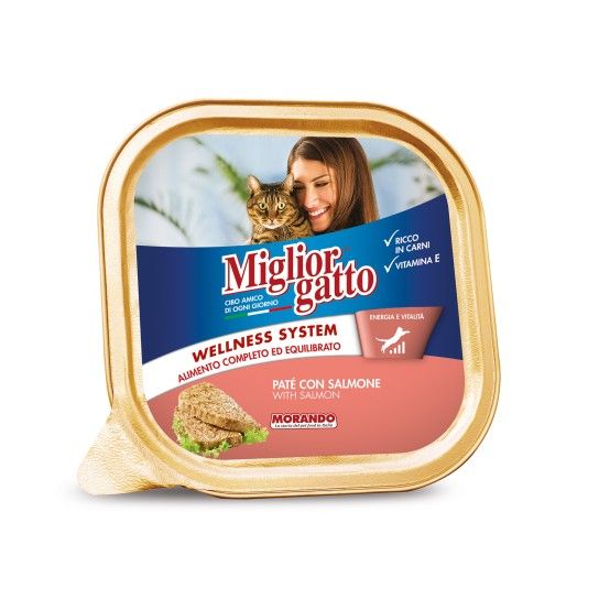 MIGLIOR GATO HUM SALM�O TRR 100GR