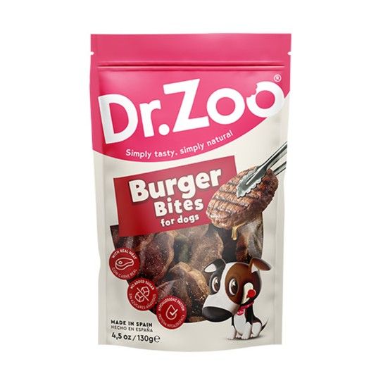 SNACK DR ZOO BURGER BITE 130GR SNACK DR ZOO BURGER BITE 130GR