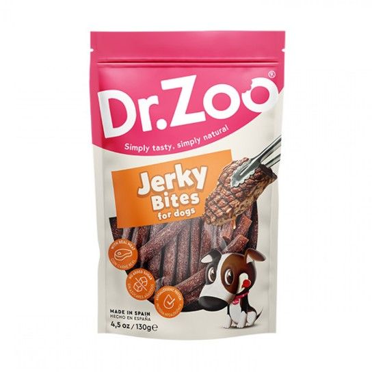 SNACK DR ZOO JERKY BITES 130GR